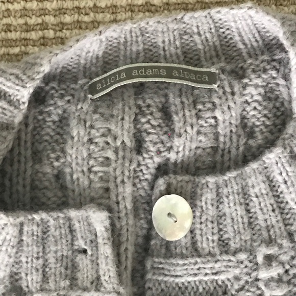 alicia adams alpaca Sweaters - Knit button down cardigan sweater alicia adams alpaca Sweaters - Knit button down cardigan sweater